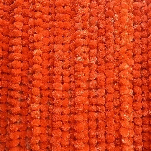 Artificial Marigold Garlands (5 ft) - Yellow, Orange and Mix - photo 5