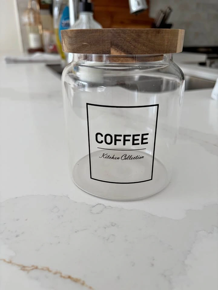 Glass Coffee Storage Jar