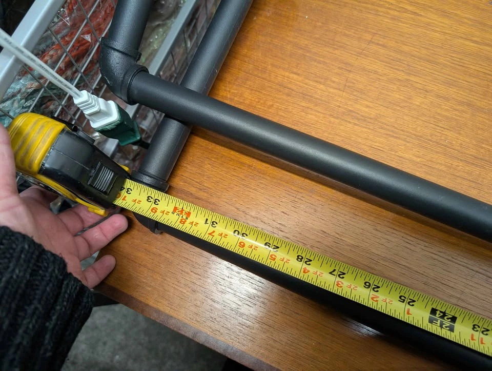 Black Industrial Pipe Garment Racks (Set of 2) - photo 2