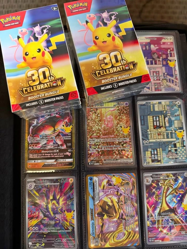 Pokémon 30th Celebration Booster Bundles + Card Binder