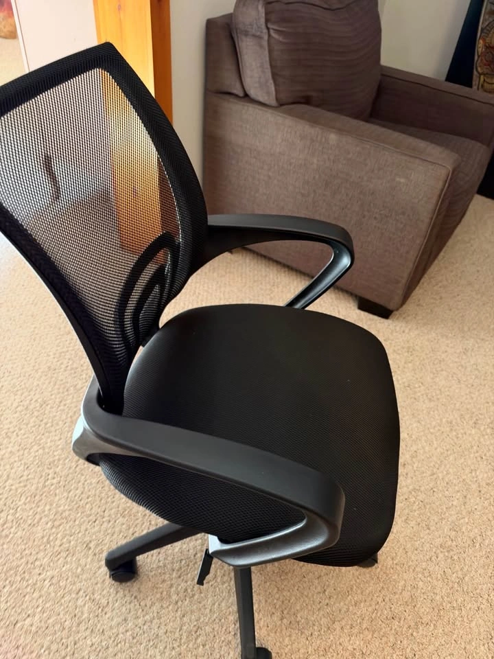 Brown Lounge Armchair + Mesh Office Chair Bundle - photo 5