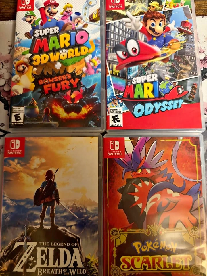 Nintendo Switch Games (Mario, Zelda, Pokemon)