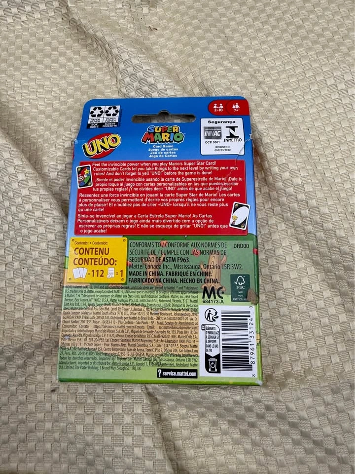 Mattel UNO Super Mario Card Game - photo 3