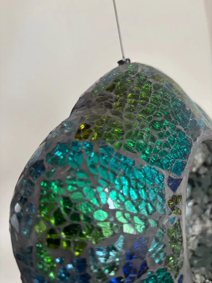 Sunnydaze Decor Mosaic Glass Bird Feeder - photo 2