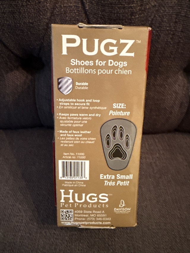 Hugs Pet Products Pugz Dog Shoes - XS - photo 3