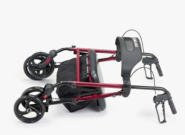 NEW HOMLAND FOLDABLE ROLLATOR WITH 350LB CAPACITY (NEW IN BOX) - photo 2