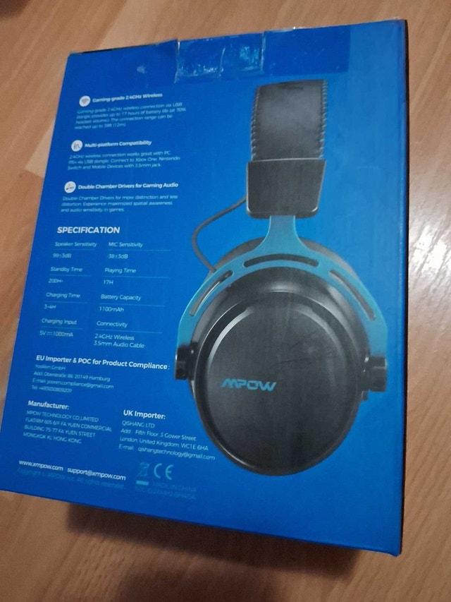 MPOW AIR WIRELESS GAMING HEADSET (NEW) - photo 2