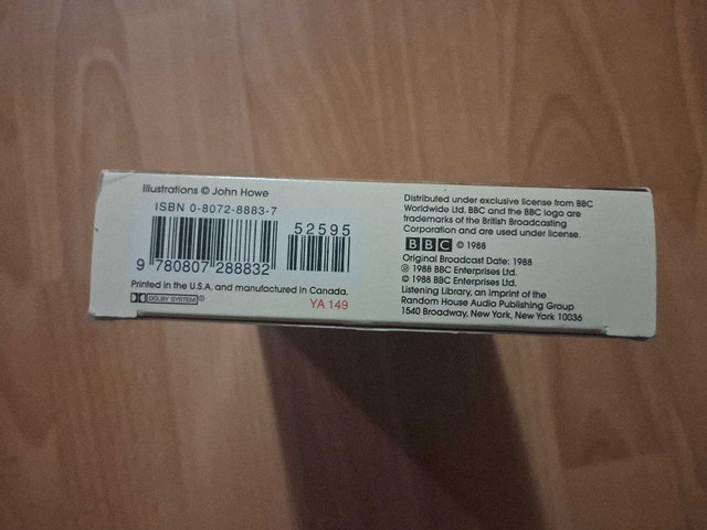 TOLKIEN - THE HOBBIT (BBC, 4 CASSETTE) - photo 5