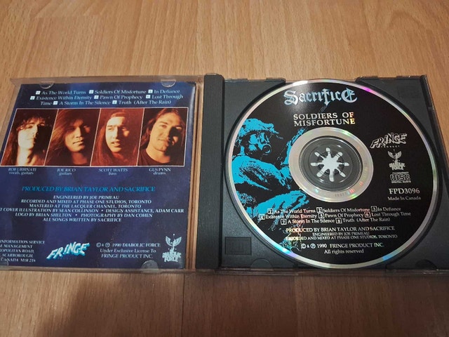 SACRIFICE - SOLDIERS OF MISFORTUNE (CD. 1990) - photo 3