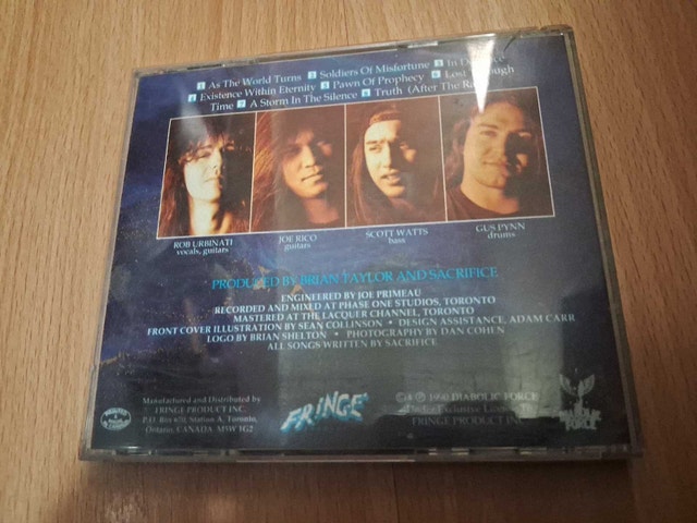 SACRIFICE - SOLDIERS OF MISFORTUNE (CD. 1990) - photo 4