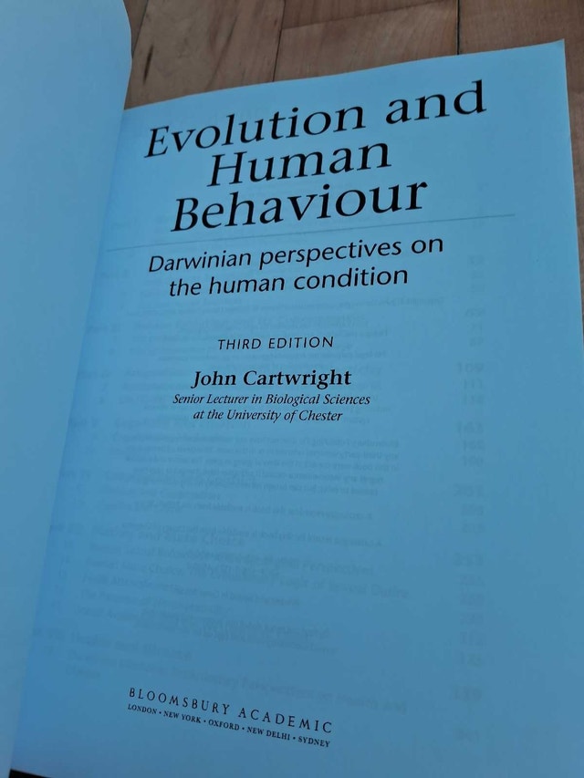 EVOLUTION AND HUMAN BEHAVIOUR (3rd Ed) - photo 2
