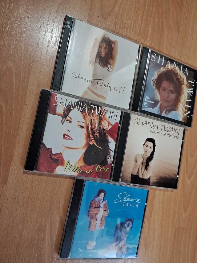 5x SHANIA TWAIN Cds
