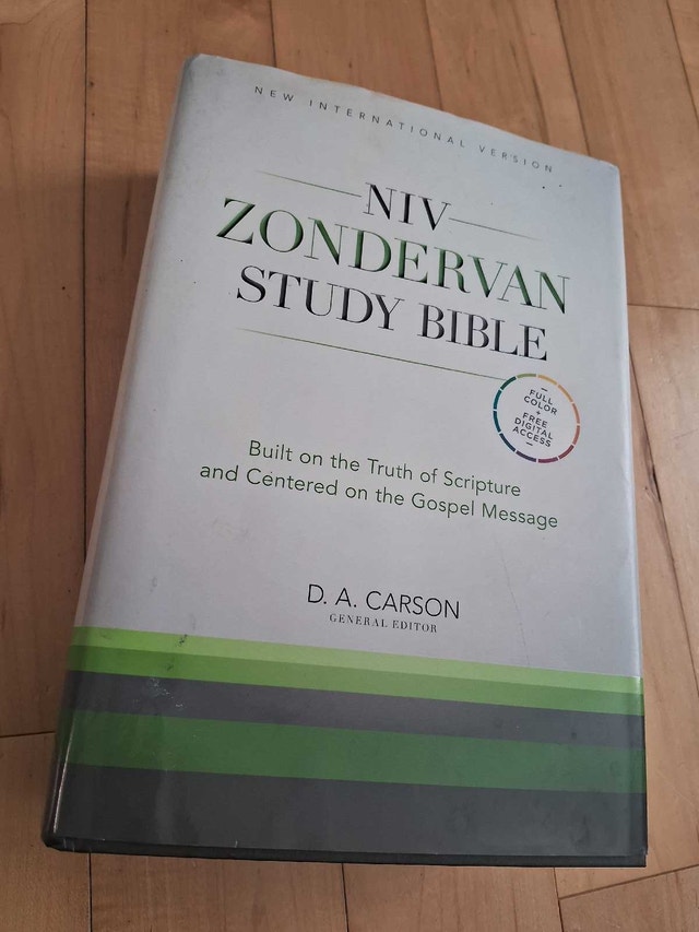 NIV ZONDERVAN STUDY BIBLE (HARDCOVER)