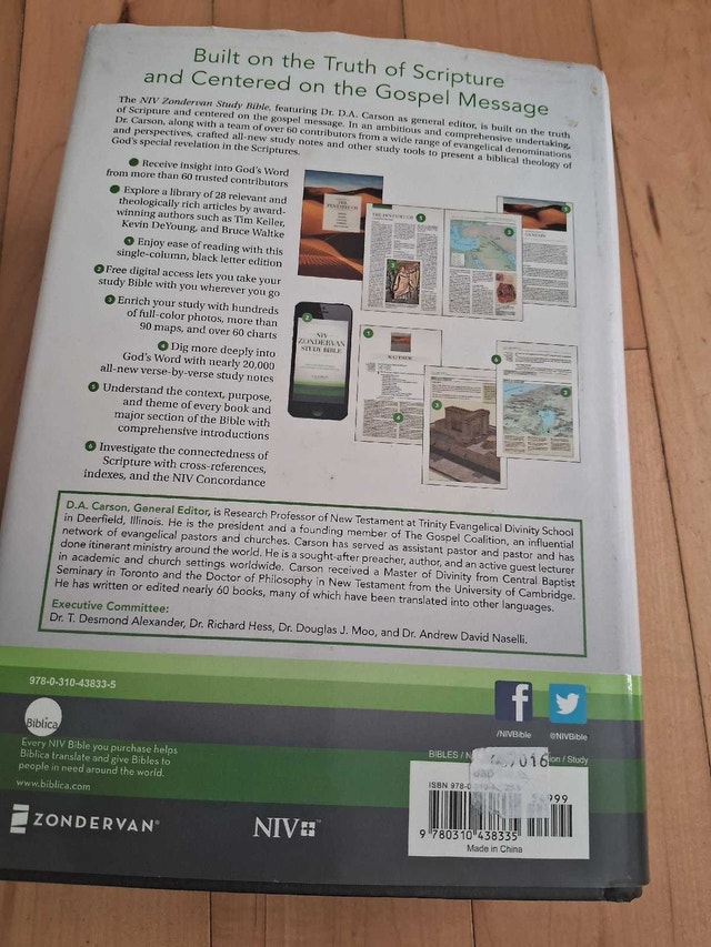 NIV ZONDERVAN STUDY BIBLE (HARDCOVER) - photo 3