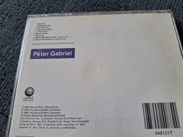PETER GABRIEL - SO (CD) - photo 2
