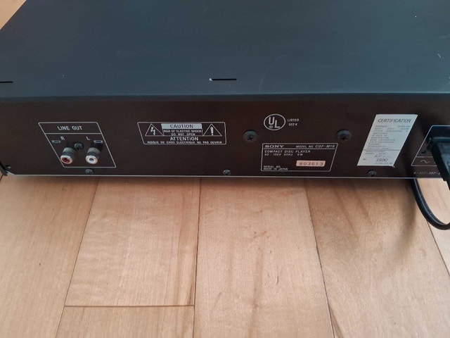 VINTAGE SONY CDP-M19 CD PLAYER - photo 3