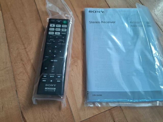 SONY STR-DH190 STEREO RECEIVER (NEW, IN BOX) - photo 2