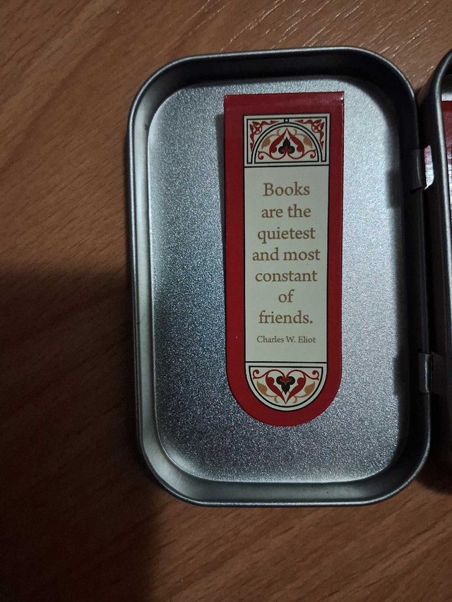 10x MAGNETIC BOOKMARKS IN TIN - photo 2