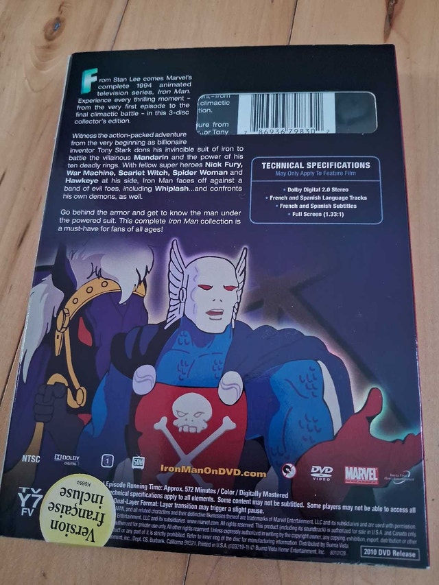 (SEALED) IRON MAN: THE COMPLETE 1994 ANIMATED SERIES - photo 2