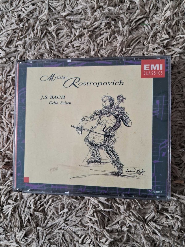 BACH - CELLO SUITES (ROSTROPOVICH) 2 CDS