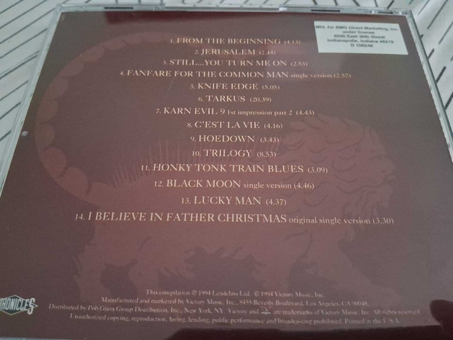 ELP - THE BEST OF EMERSON, LAKE & PALMER (CD) - photo 2