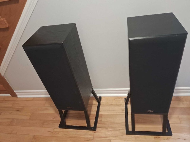 SET OF 25" NUANCE SPEAKERS ON STANDS - photo 2