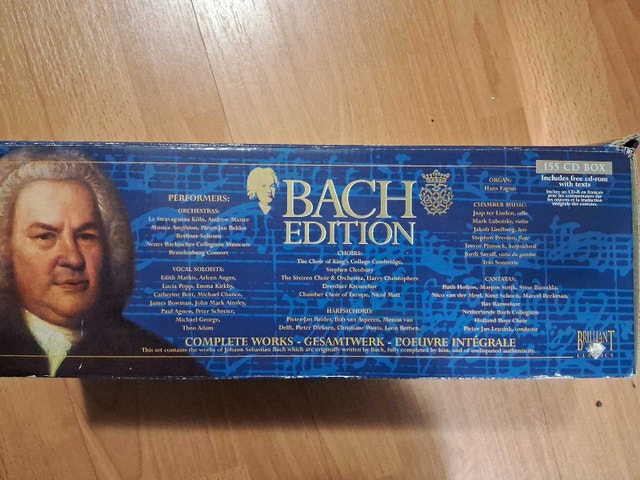 JOHANN SEBASTIAN BACH - THE COMPLETE WORKS (155-CD BOX SET) - photo 4