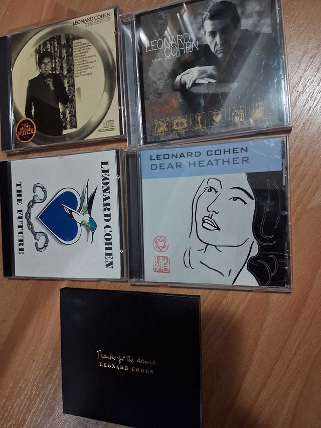 5x LEONARD COHEN CDs