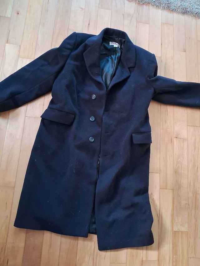 FULL LENGTH WOOL-BLEND OVERCOAT