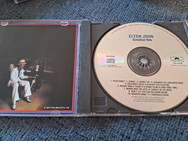 ELTON JOHN - GREATEST HITS (CD) - photo 2
