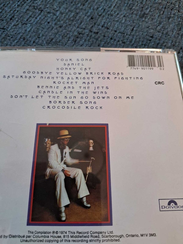 ELTON JOHN - GREATEST HITS (CD) - photo 3