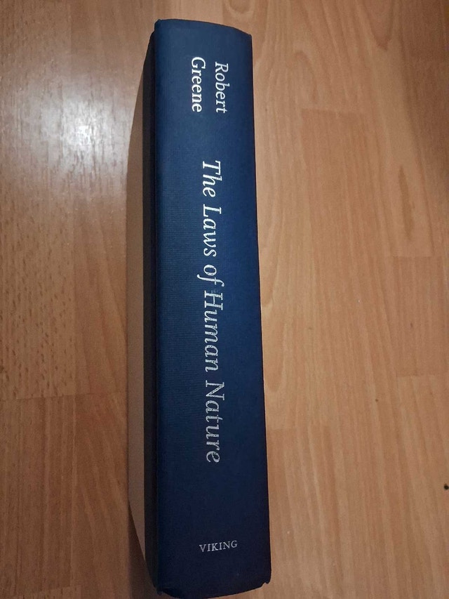 ROBERT GREENE - THE LAWS OF HUMAN NATURE (HARDCOVER)