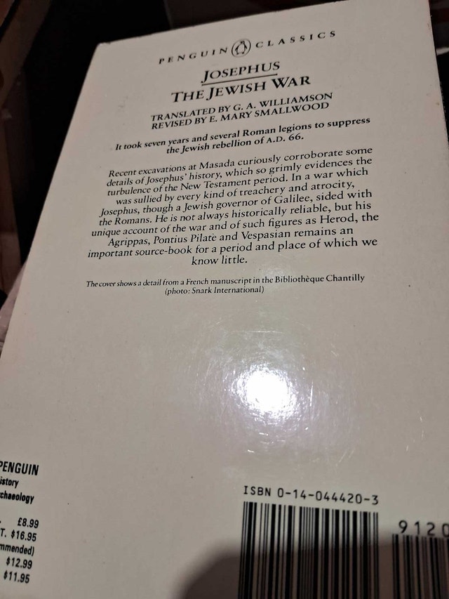 JOSEPHUS - THE JEWISH WAR - photo 2