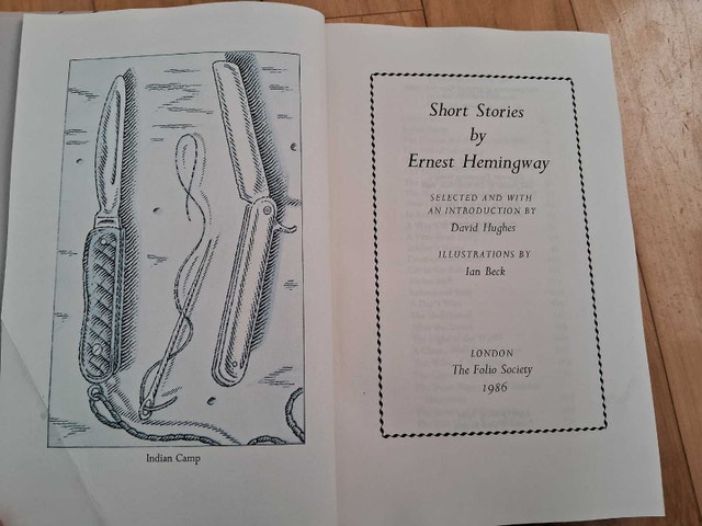 ERNEST HEMINGWAY - SHORT STORIES (FOLIO SOCIETY) - photo 4