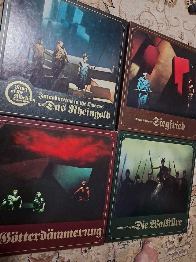 WAGNER - DER RING DES NIBELUNGEN (COMPLETE, 4x VINYL BOX SETS)