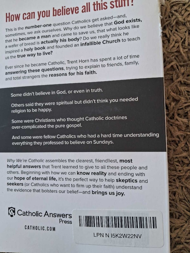 TRENT HORN - WHY WE'RE CATHOLIC - photo 2
