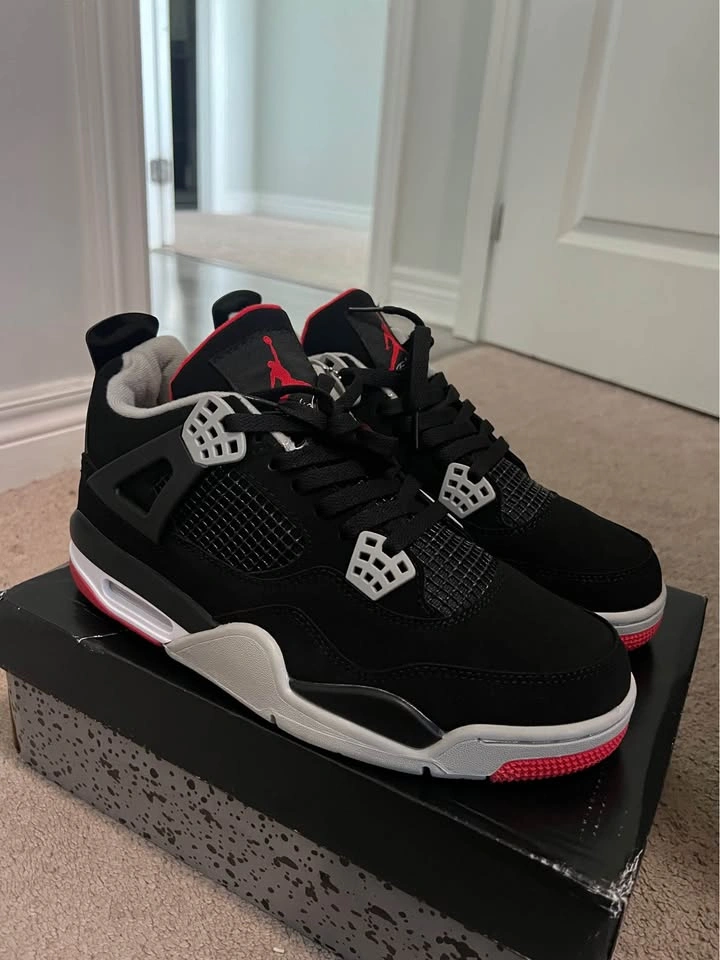 Jordan 4s red and black - photo 2