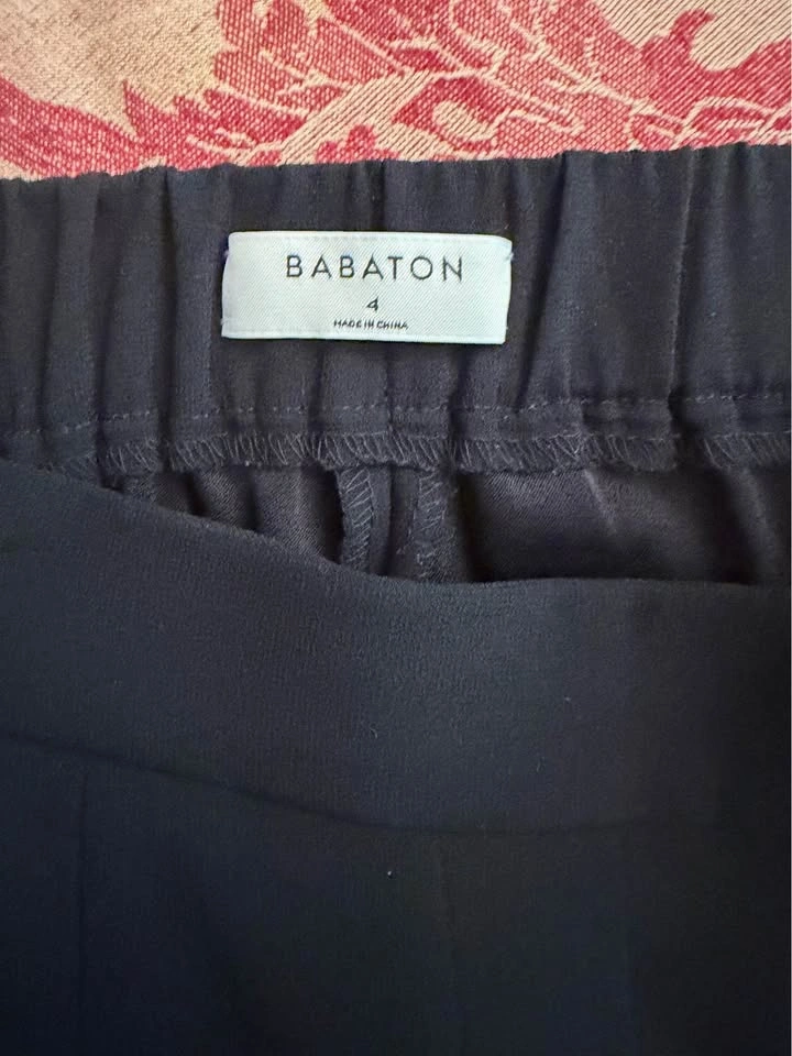 Aritzia Babaton Black Crepe Tailored Dress Pants – Size 4 - photo 2