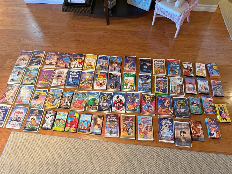 Large Vintage VHS Collection – Disney Classics & Family Films