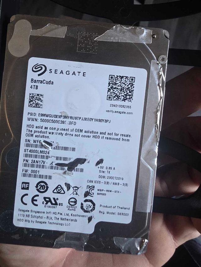 Seagate BarraCuda 4TB 2.5-inch Internal Hard Drive