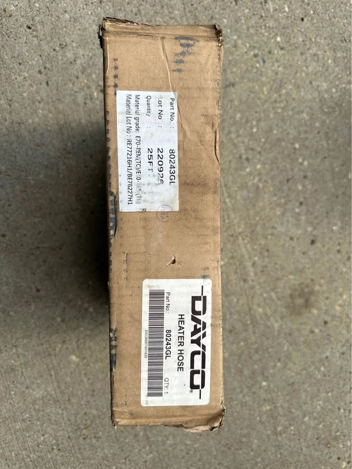 Dayco 80243GL Silicone Heater Hose 25ft - photo 2