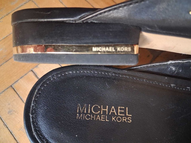 Michael Kors Natasha Studded Leather Mule - Size 10 - photo 2