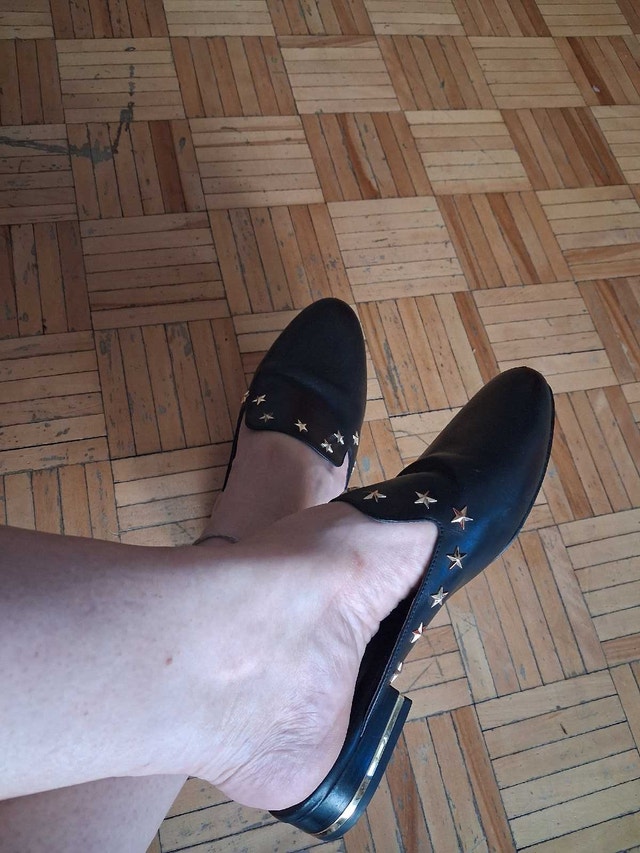 Michael Kors Natasha Studded Leather Mule - Size 10 - photo 5