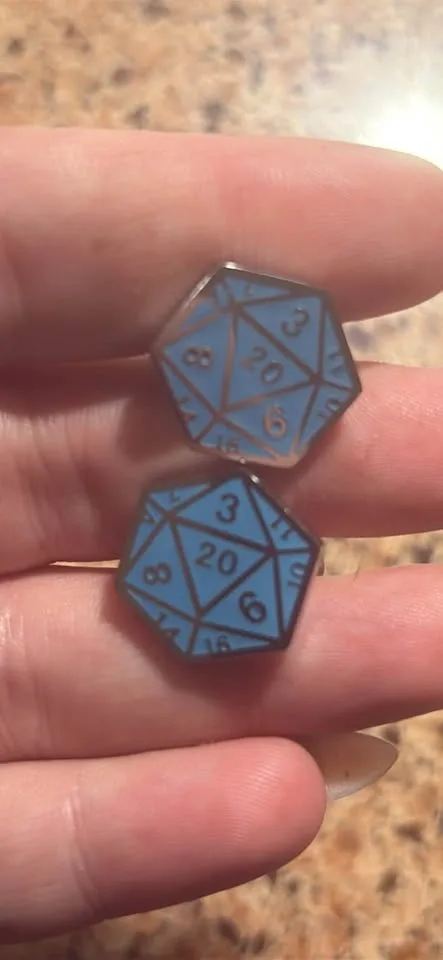 Dice cufflinks