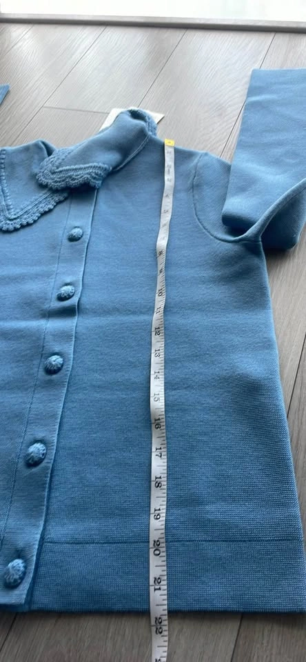 Sézane Bettany cardigan, XXS, blue vintage, NWT - photo 5