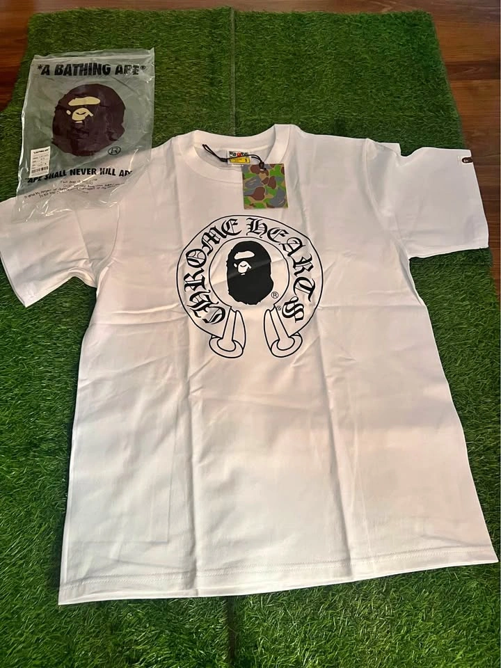 A Bathing Ape x Chrome Hearts T-Shirt Size S and M