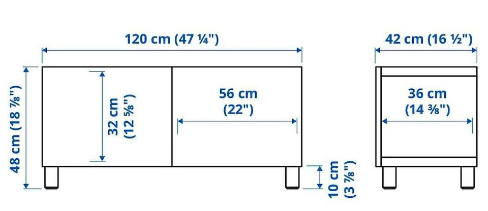 IKEA BESTÄ TV bench - photo 3