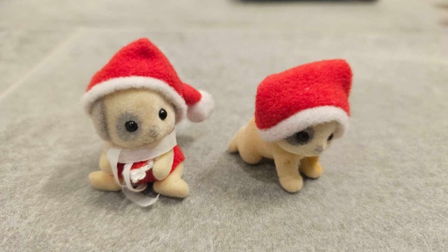Sylvanian Families The Patches Babies at Christmas