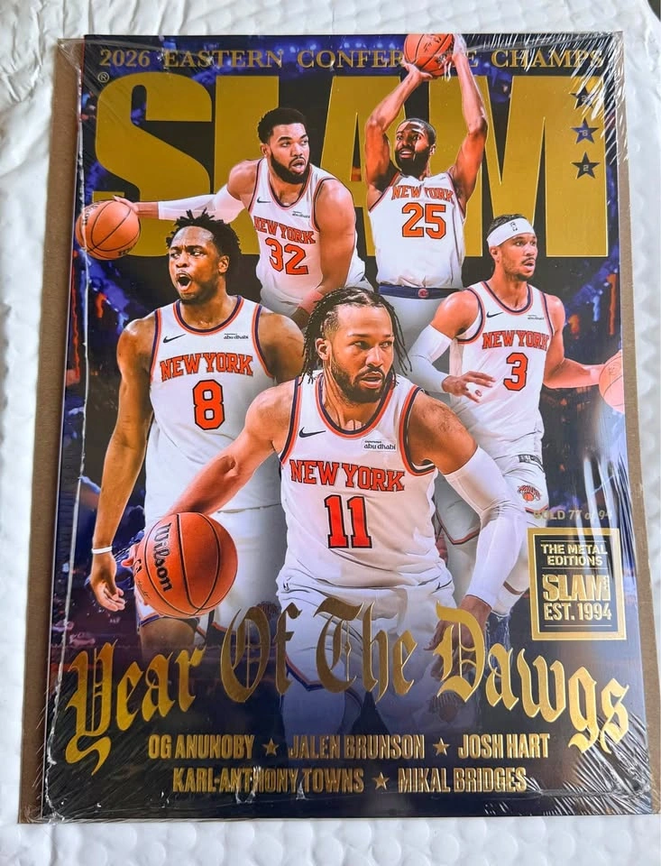GOLD METAL: SLAM 262: NEW YORK KNICKS MAGAZINE (77/94)