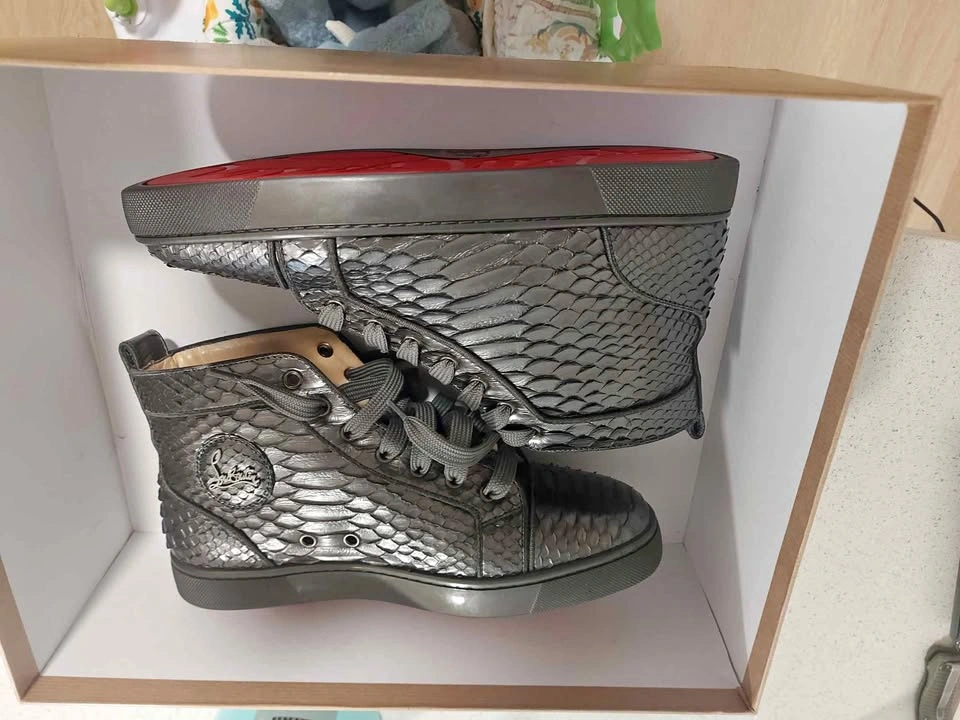 Rare Christian Louboutin Python skin